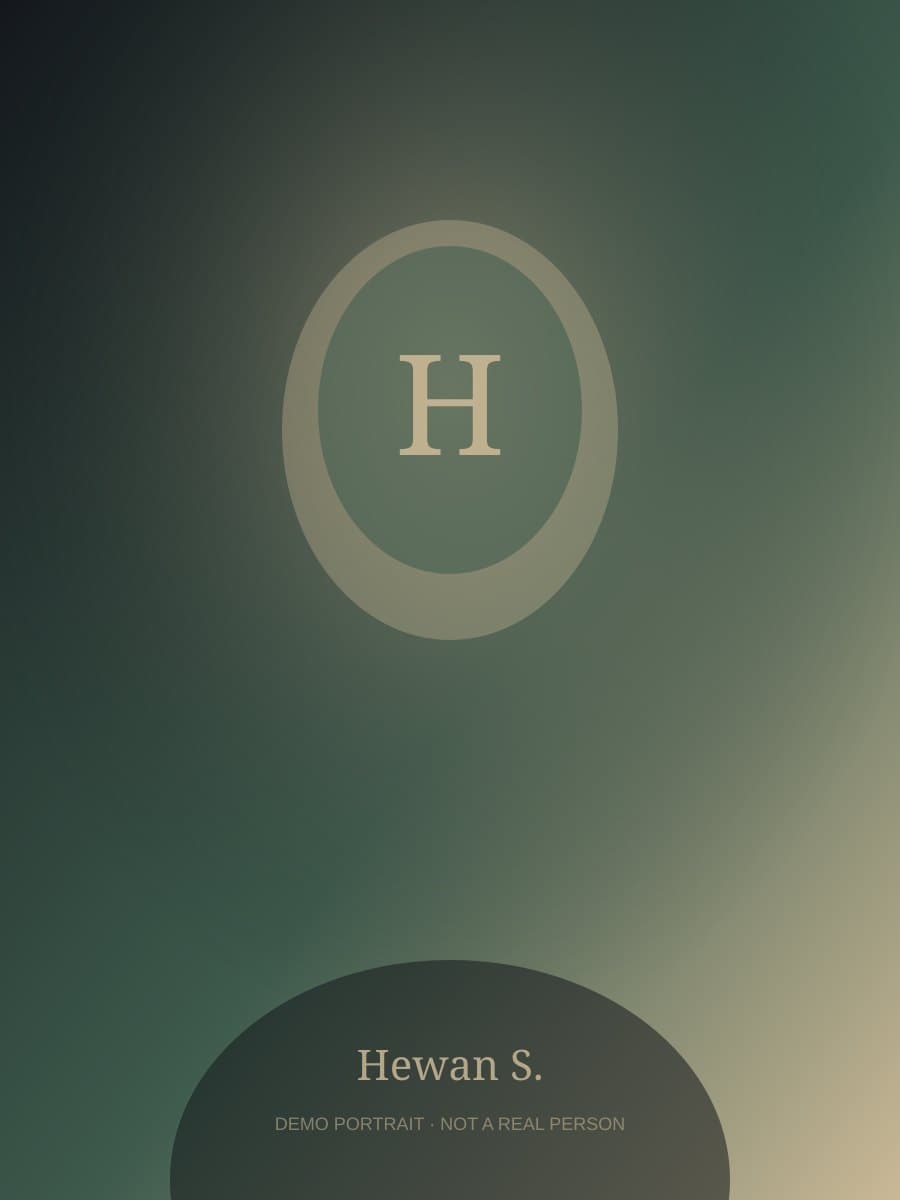 Hewan S. demo portrait 3
